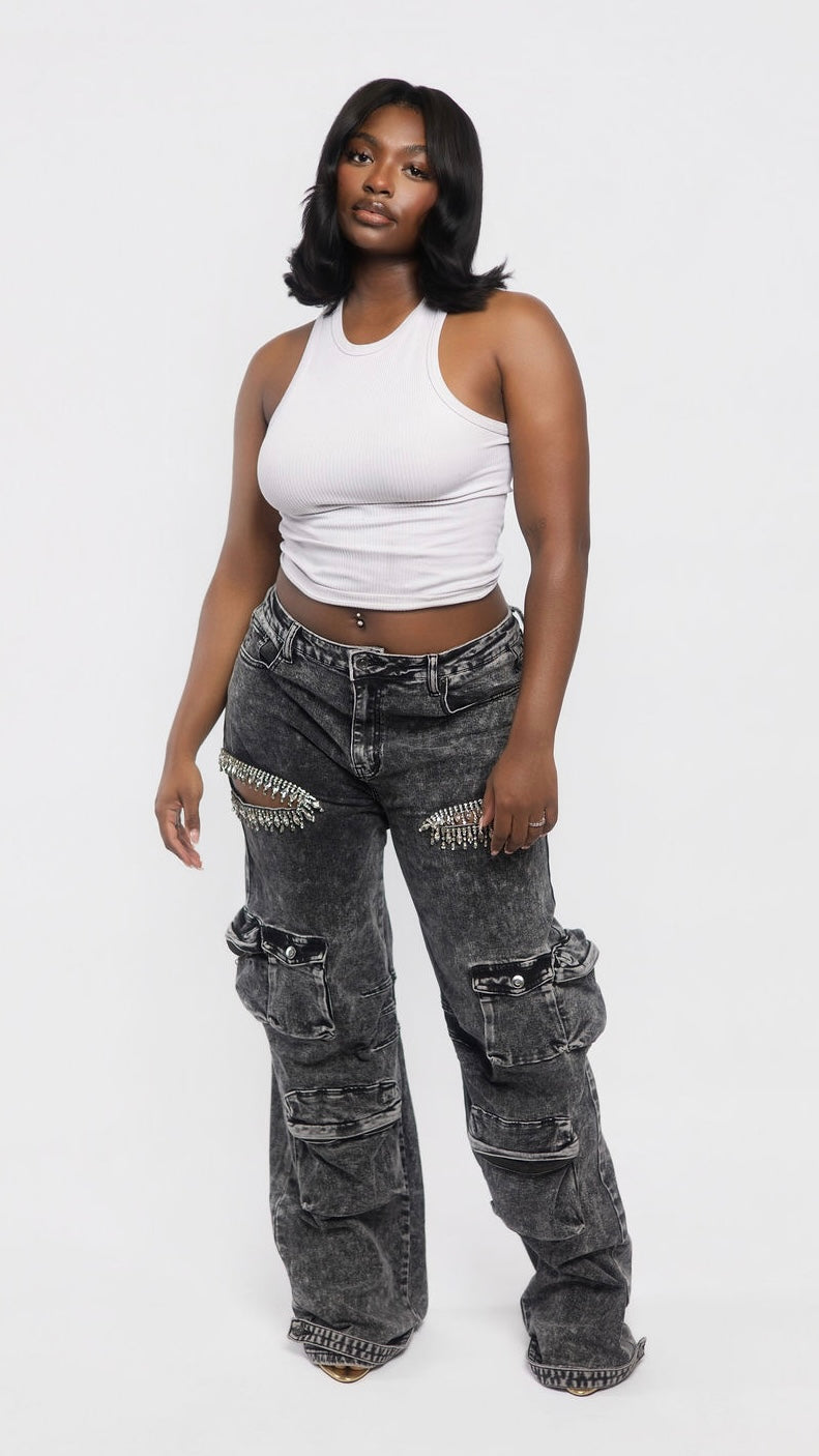 Glamour Cargo Jeans