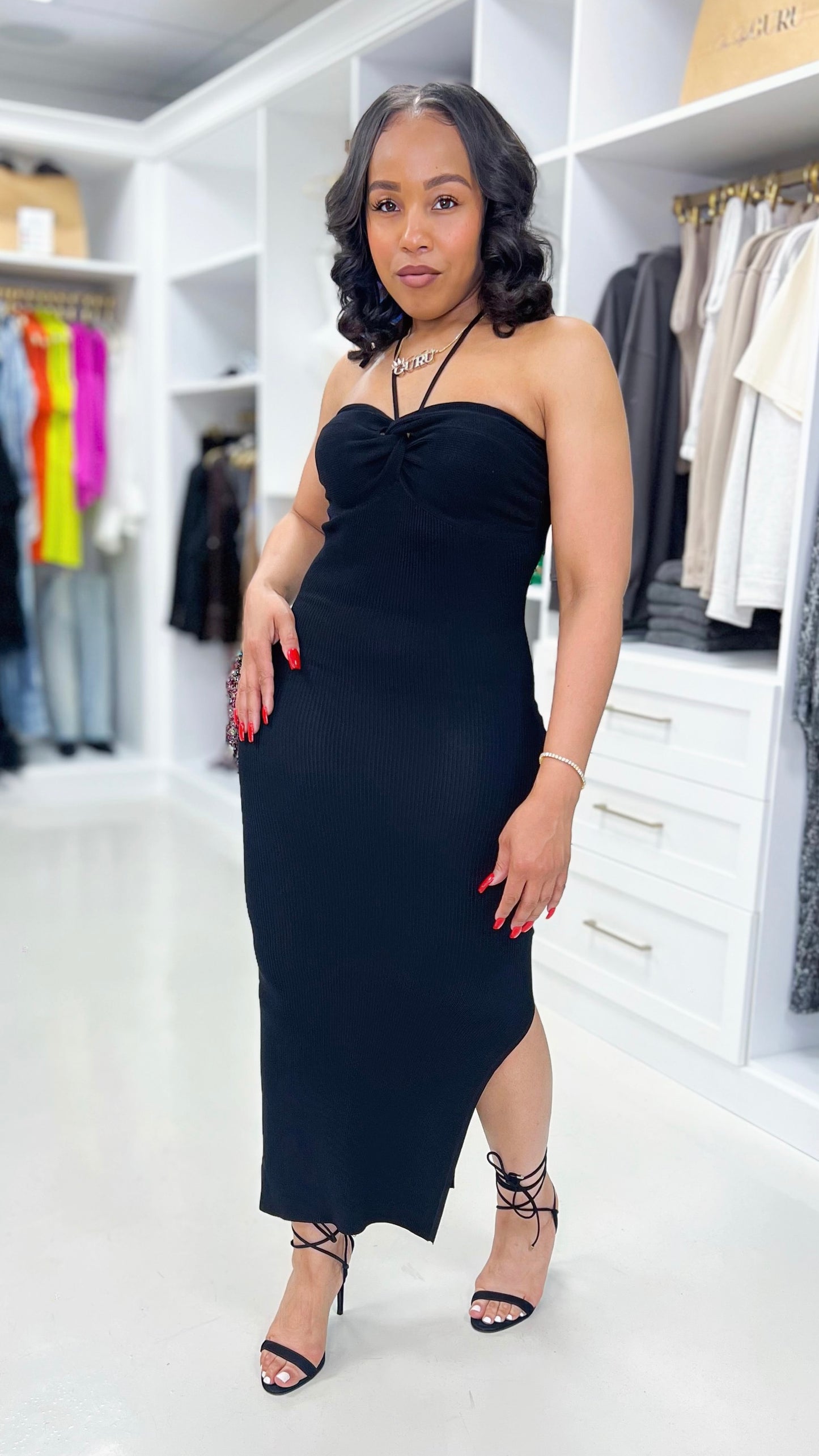 Halter Neck Maxi