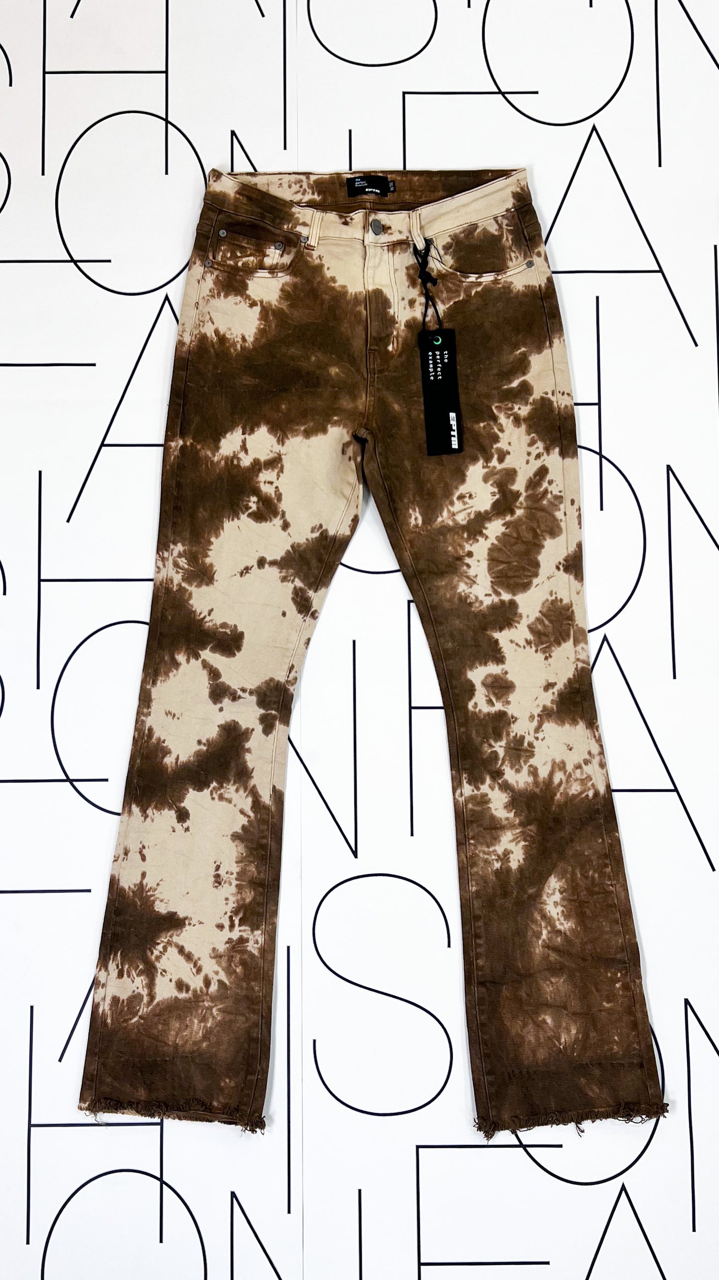 Tie Dyed Stacked Pants (MEN)