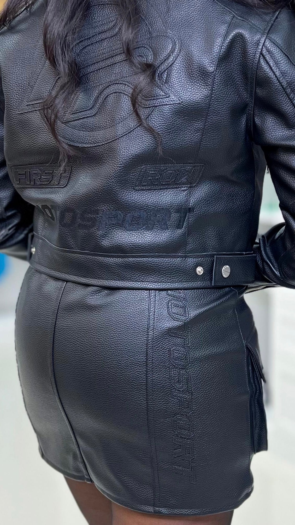 Racer Moto Mini Skirt