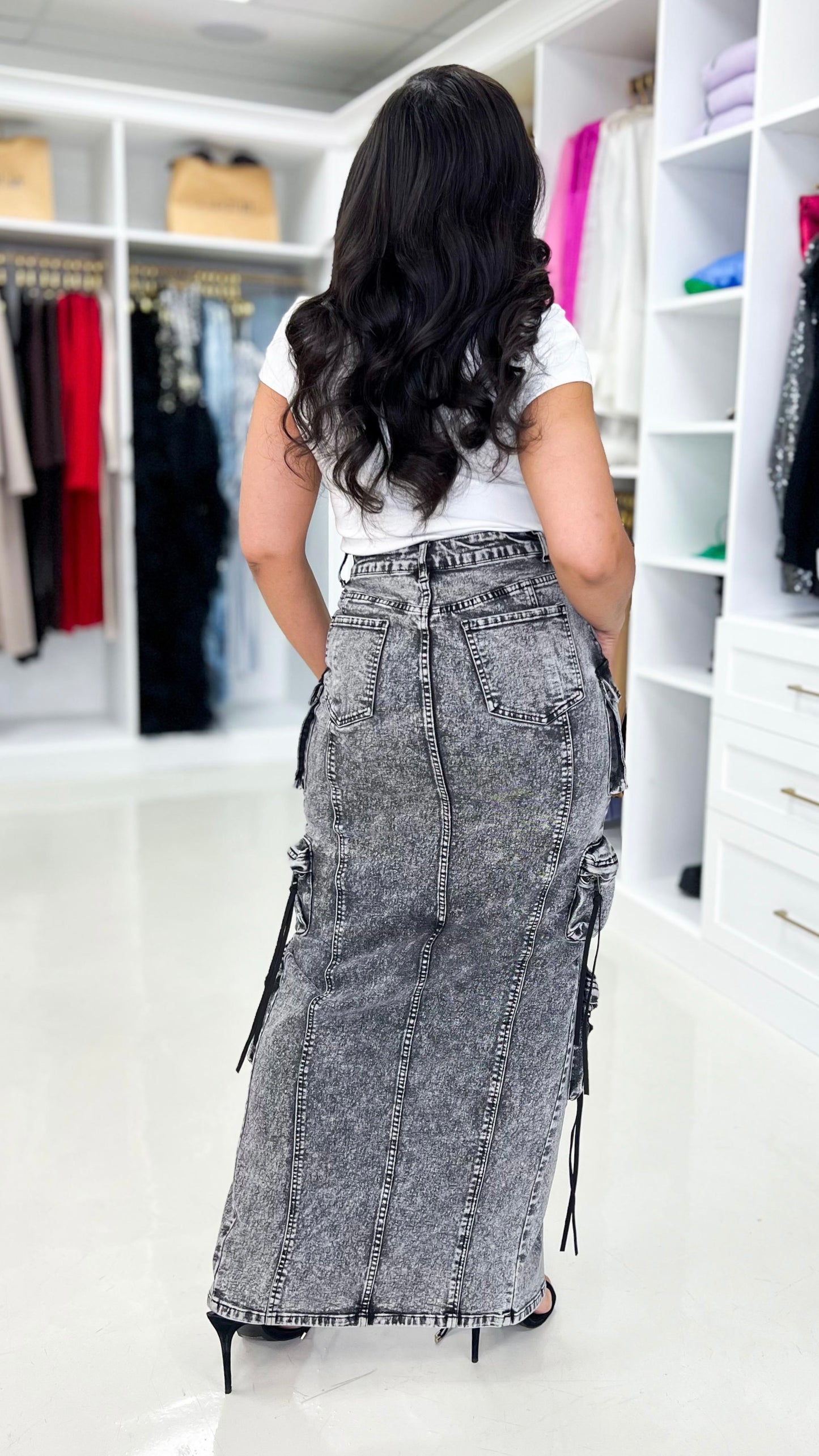 Cargo Maxi Skirt