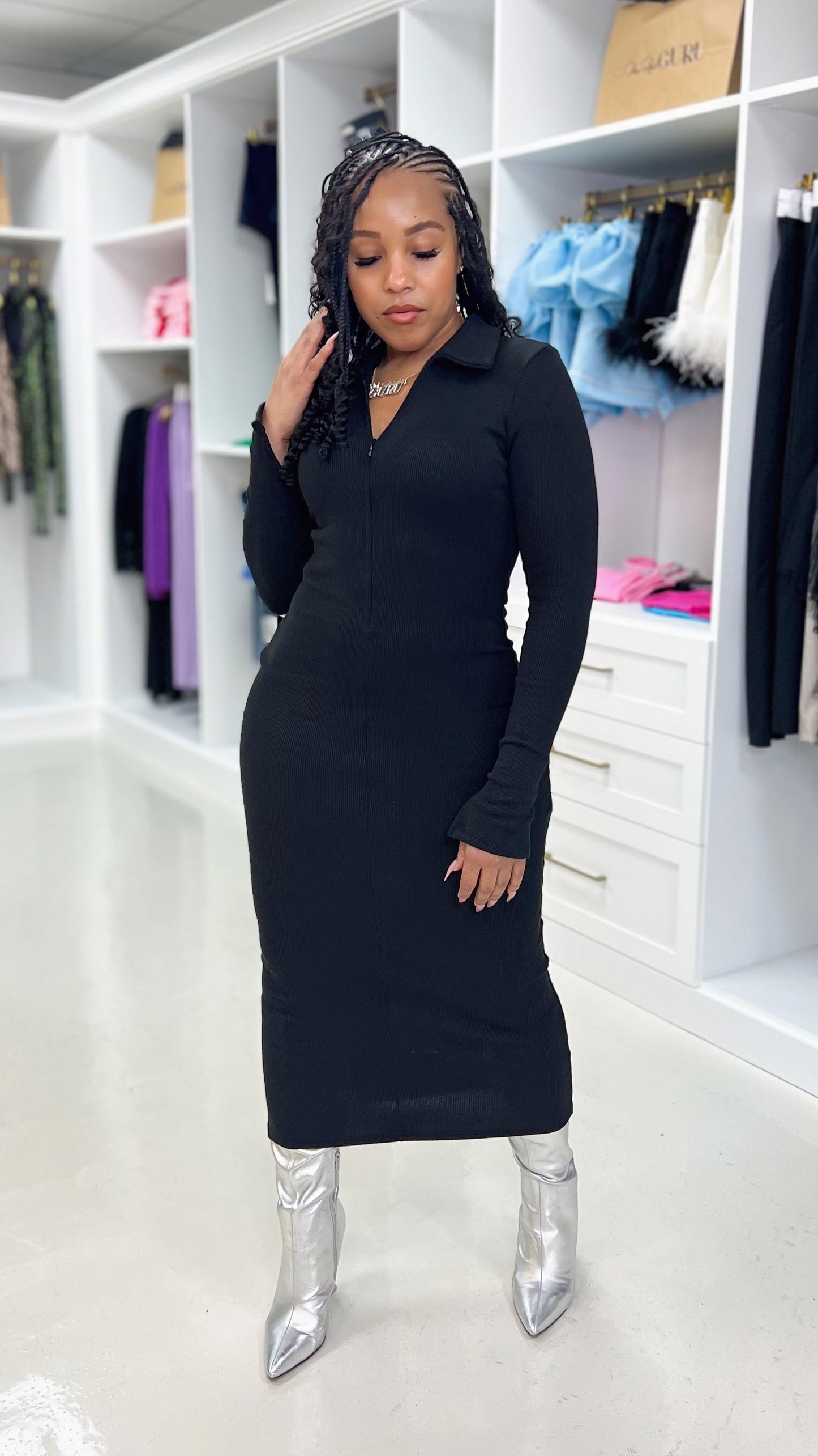 Knit Maxi Dress