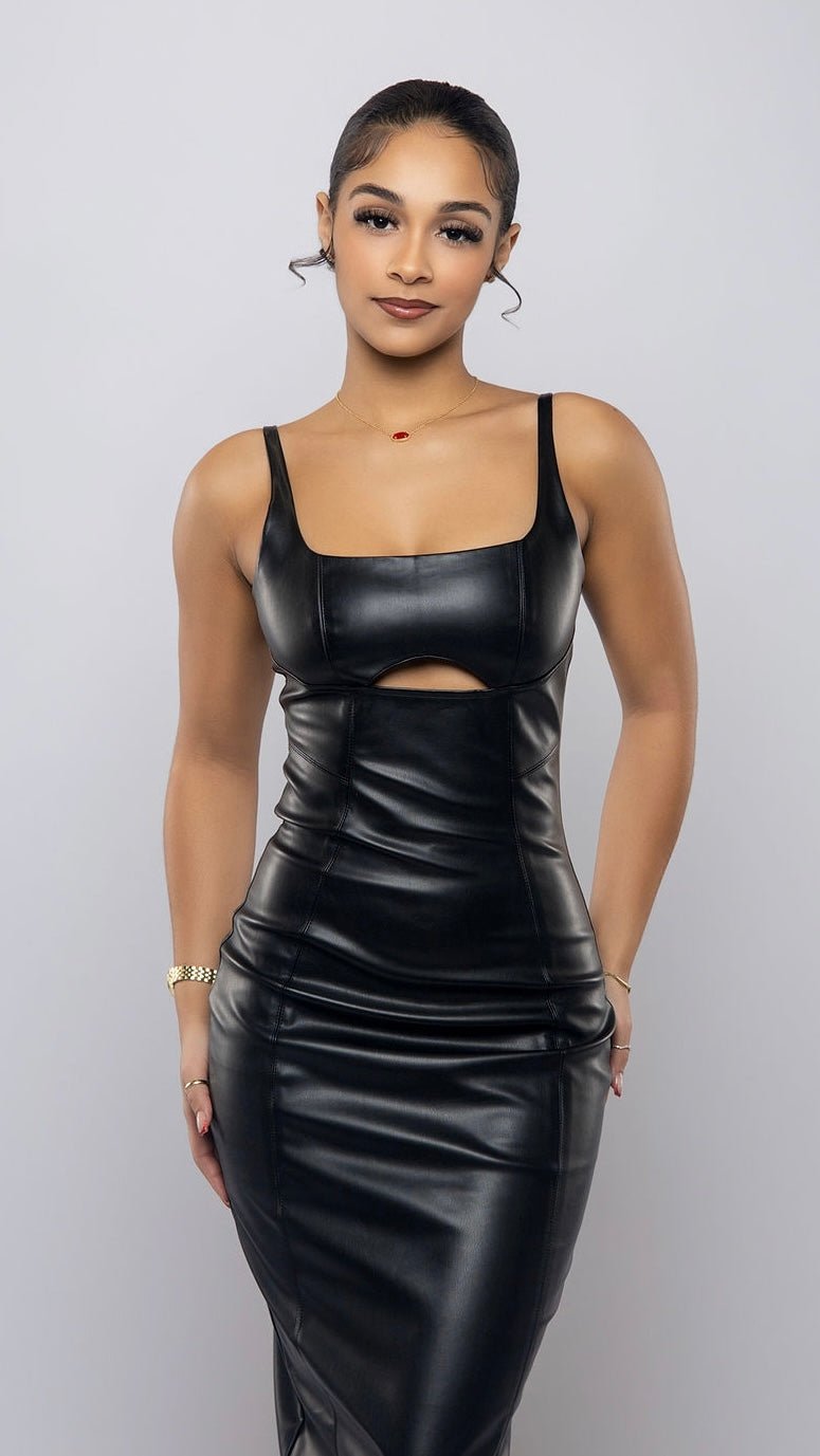 Cut Out Midi Dress - The Style Guru