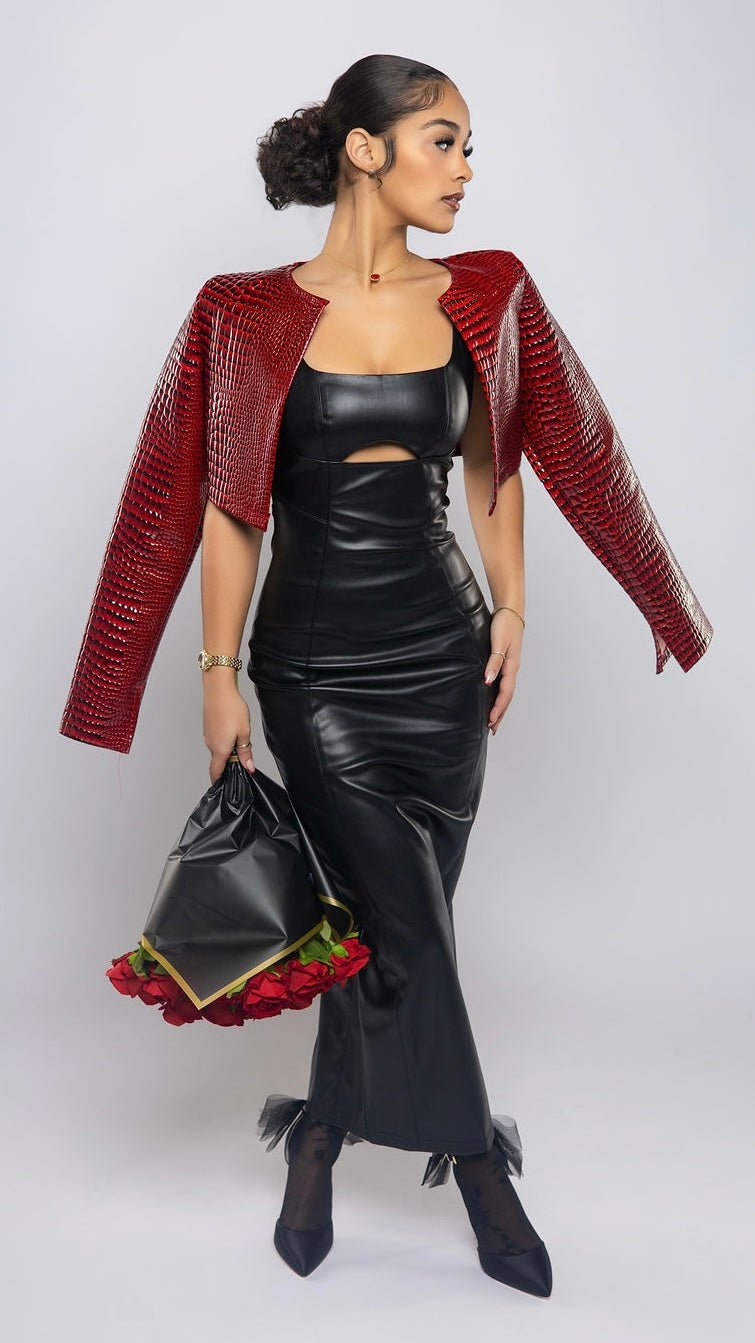 Cut Out Midi Dress - The Style Guru