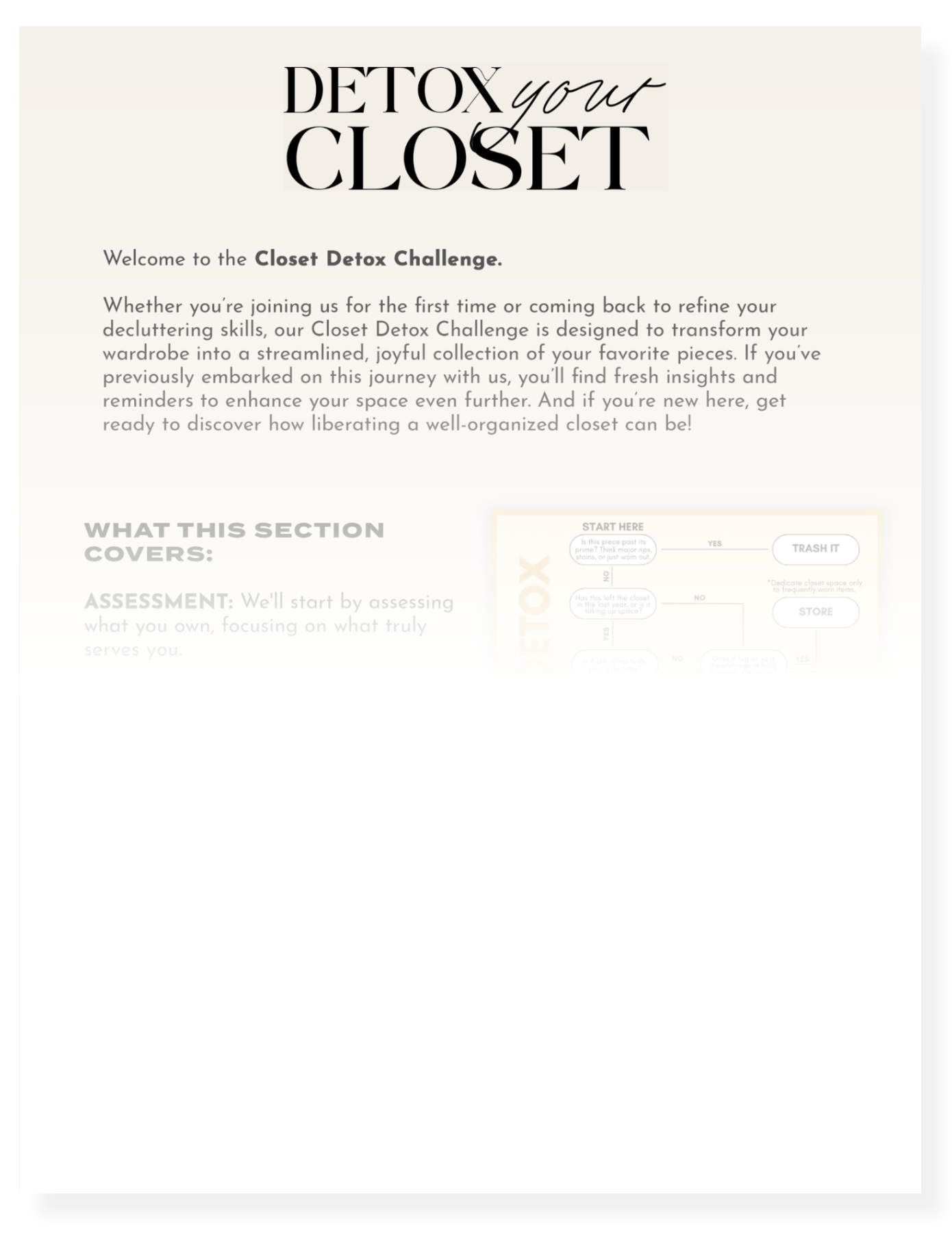 FREE Closet Detox Guide - The Style Guru