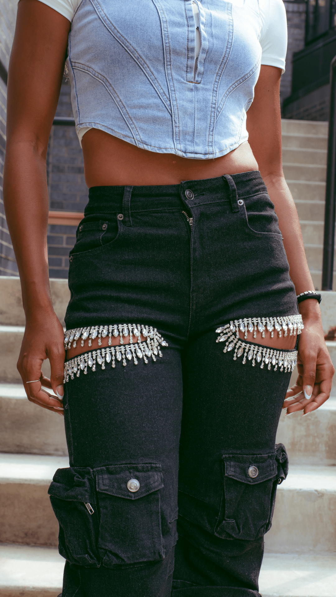 Glamour Cargo Jeans - The Style Guru