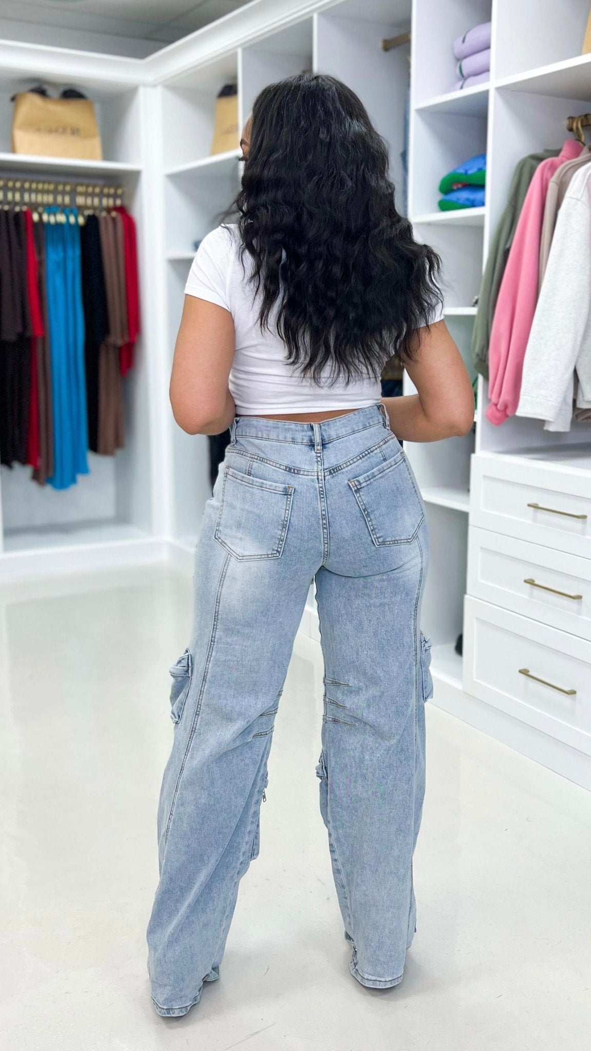Glamour Cargo Jeans - The Style Guru