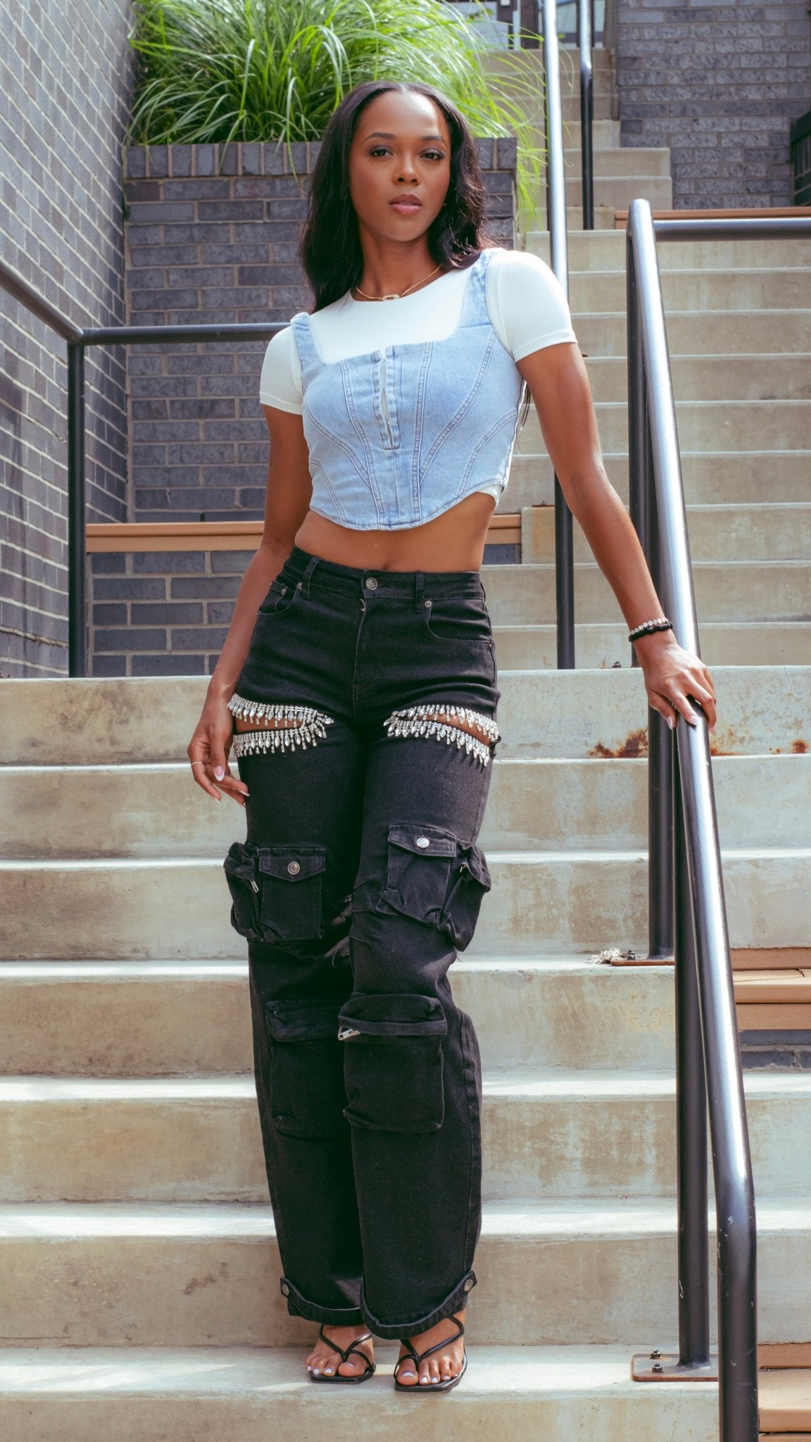 Glamour Cargo Jeans - The Style Guru