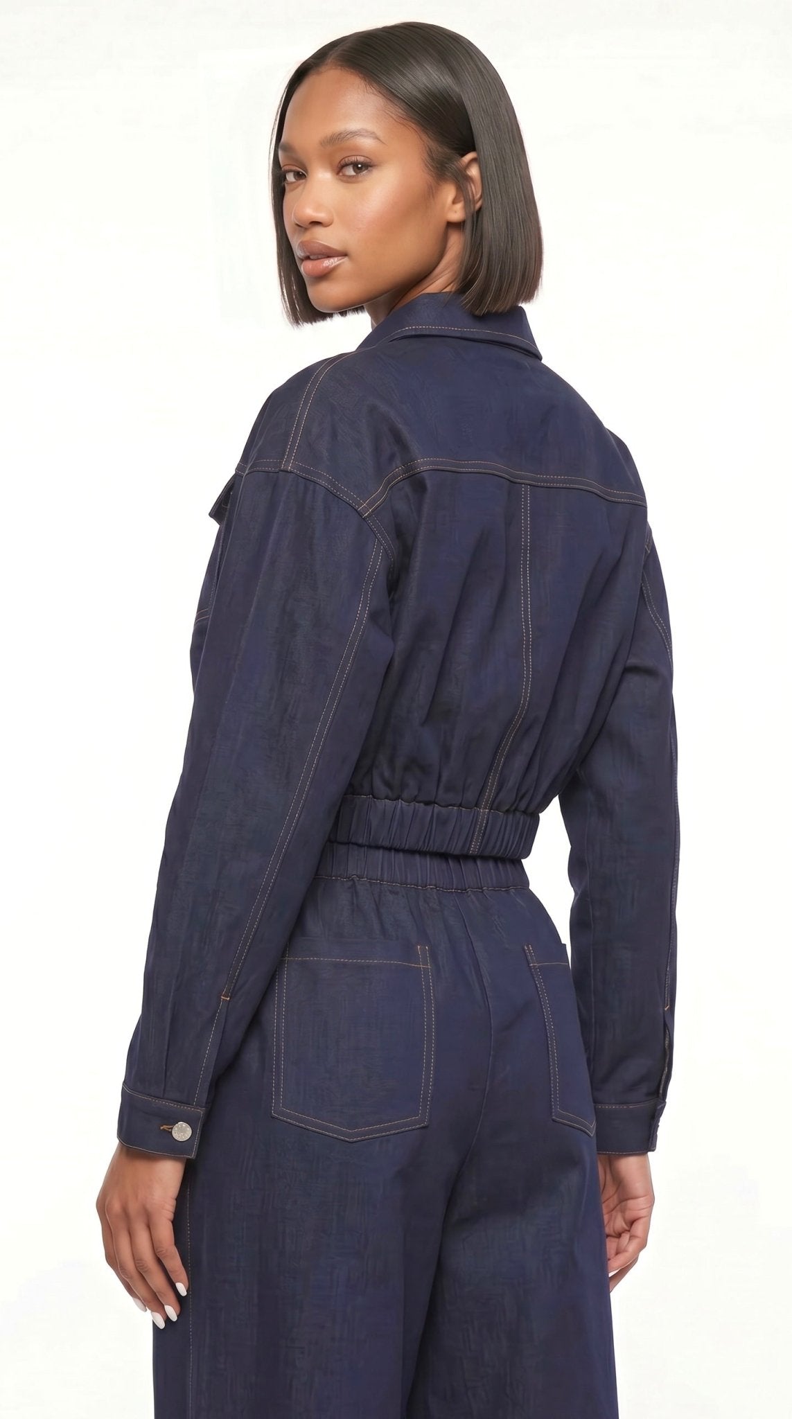 Modern Utility Denim Jacket - The Style Guru
