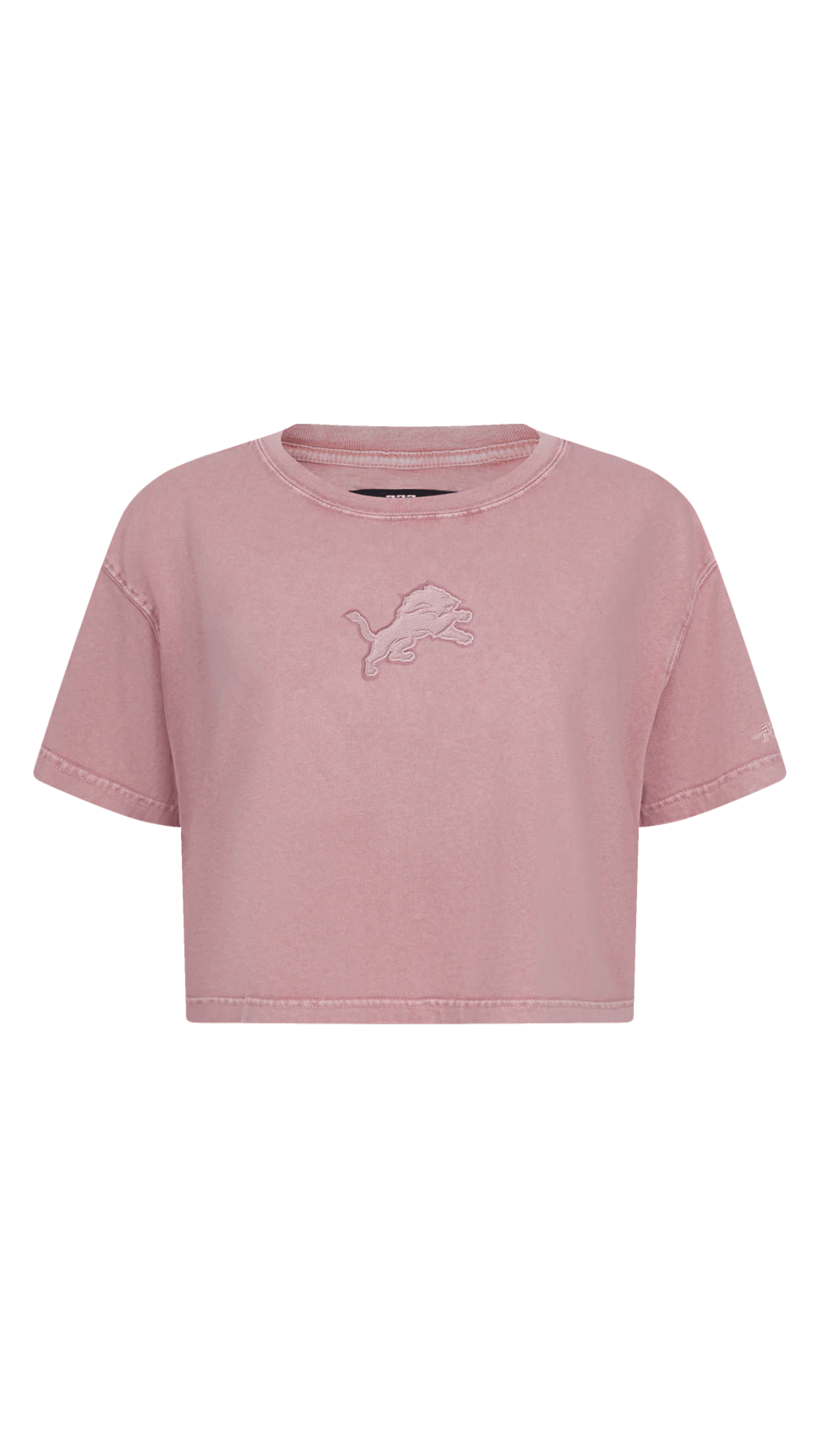 NFL Detroit Lions Washed Classic Women’s Enzyme Wash Boxy Tee - The Style Guru