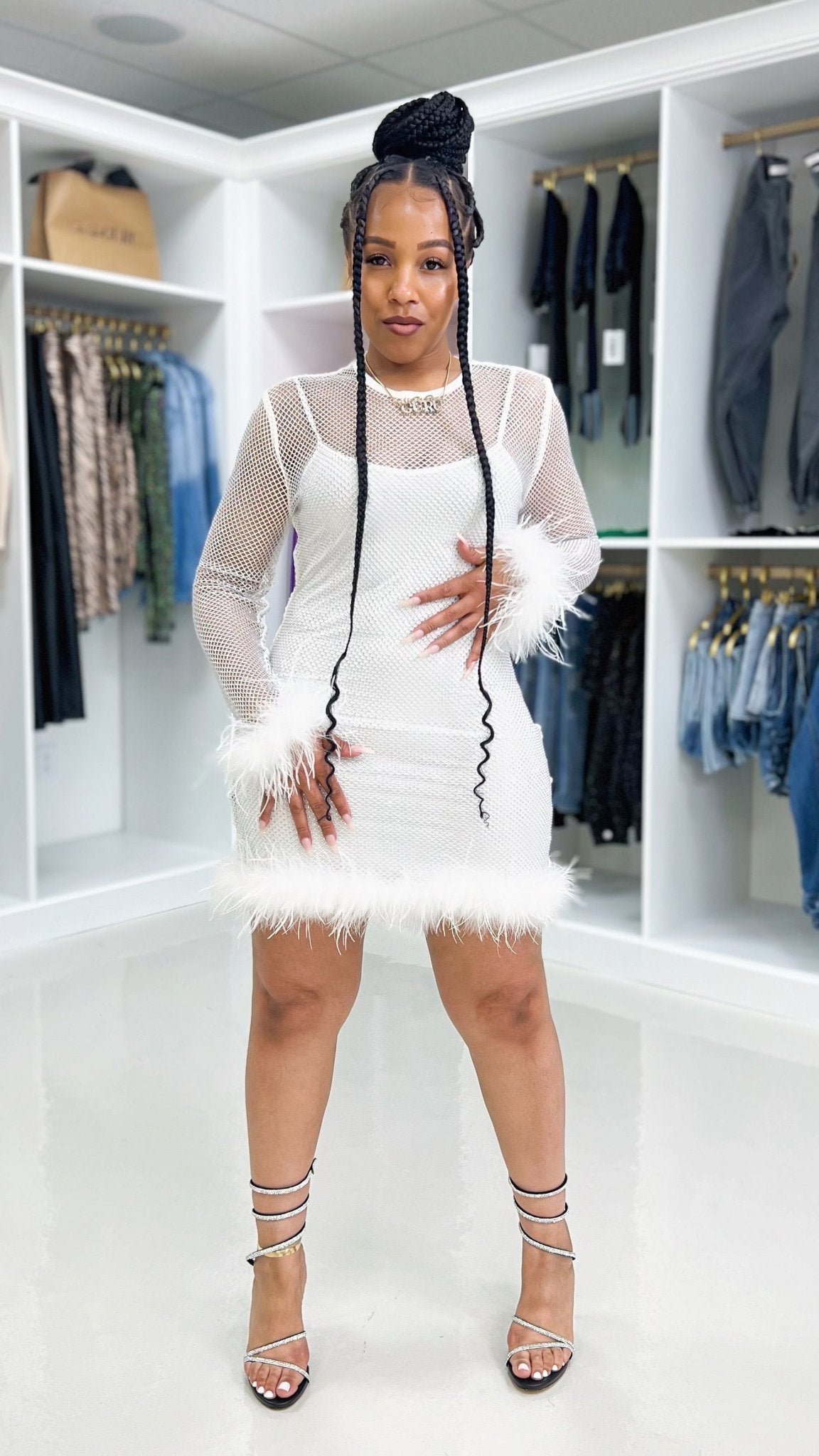 Rufflin' Feathers Dress - The Style Guru