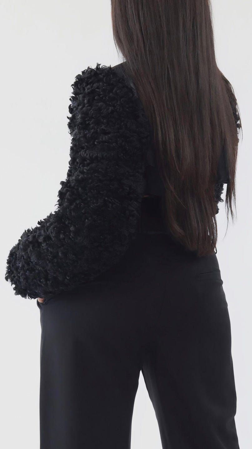 Shearling Shrug - The Style Guru
