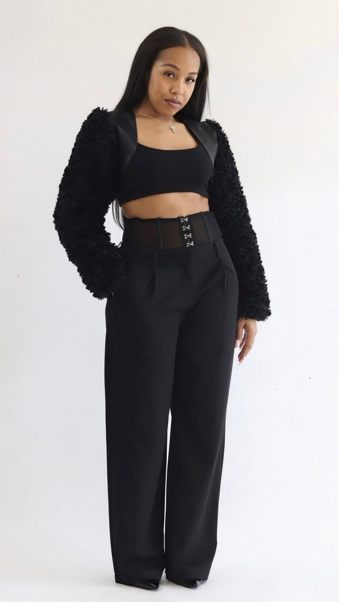 Shearling Shrug - The Style Guru