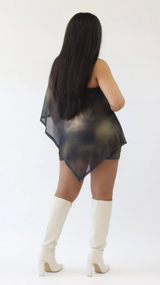 Sheer Mesh Drape Set - The Style Guru