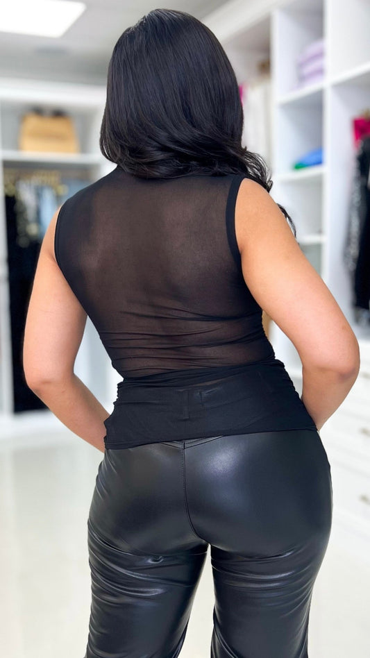 Sheer Ruched Tank - The Style Guru