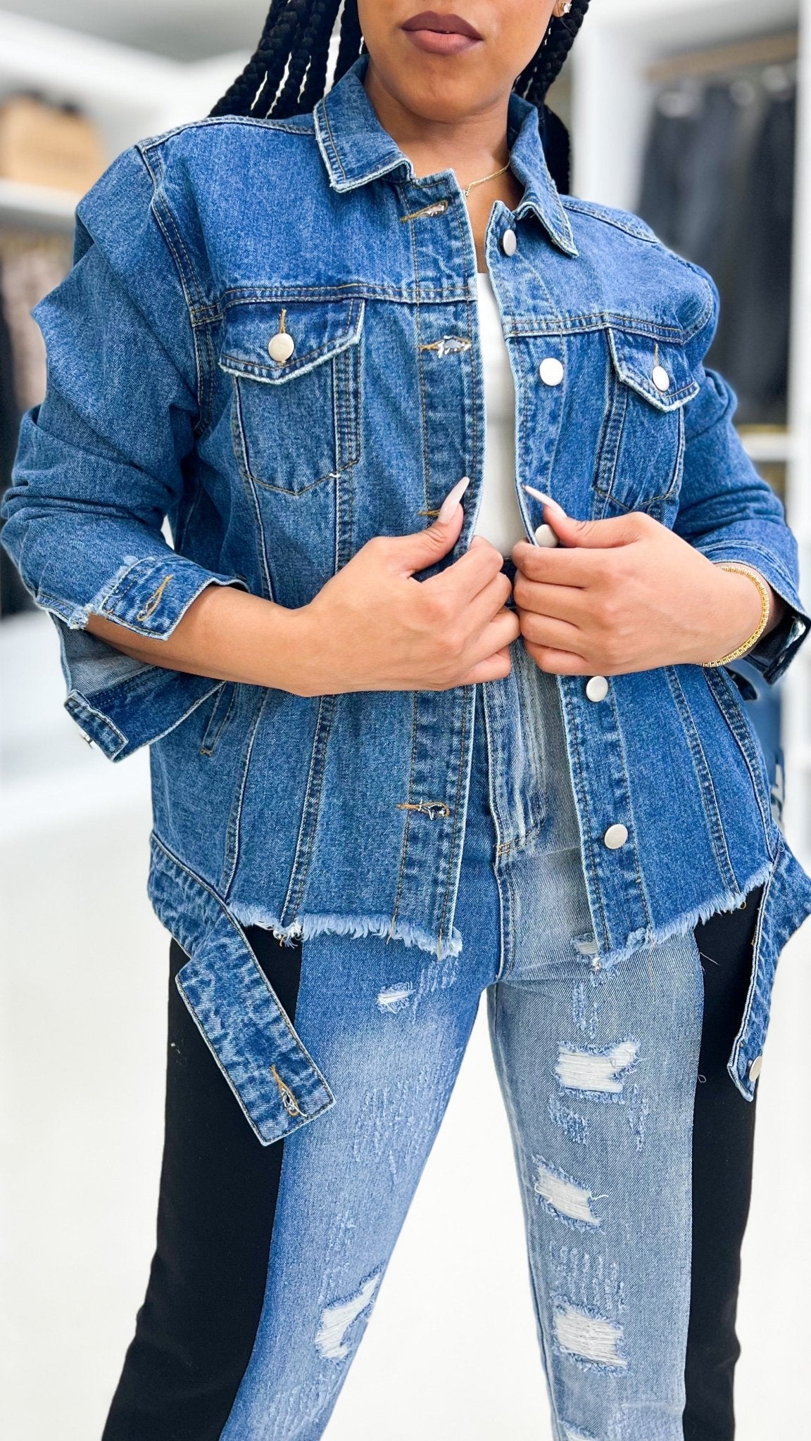 Tear It Up Denim Jacket - The Style Guru