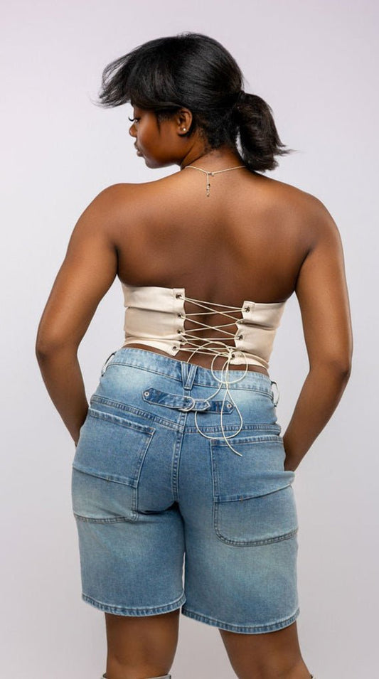 Western Stitch Corset Top - The Style Guru