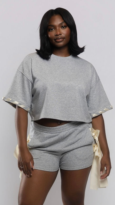 Luxe Terry Crop Crew