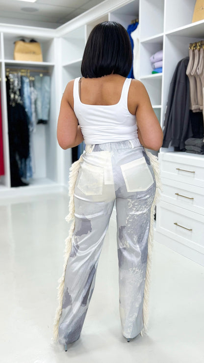 Fringe Trim Pants