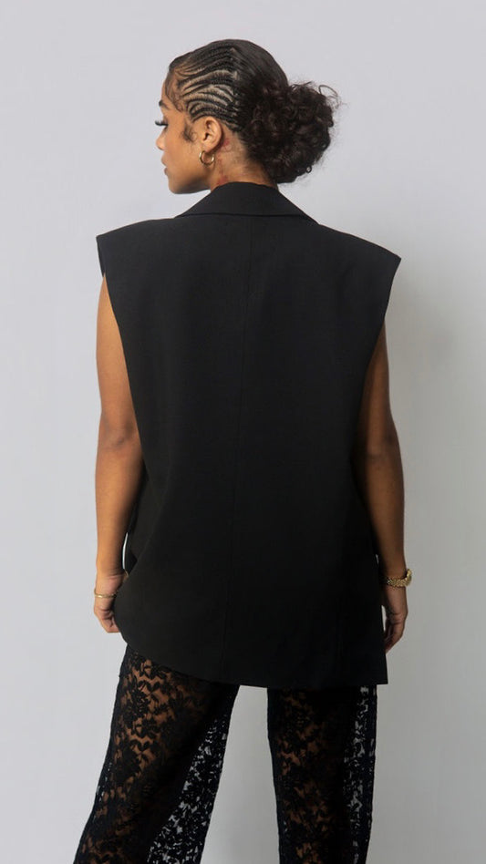 Oversized Blazer Vest