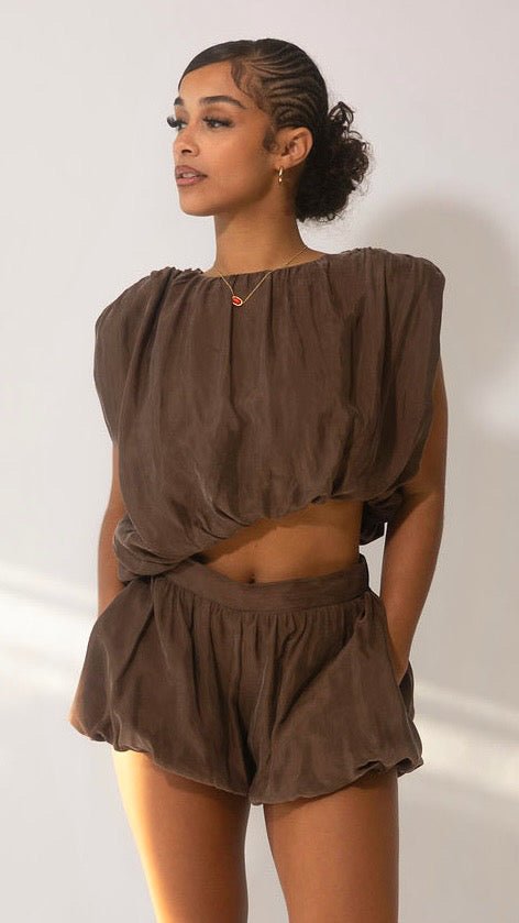 Asymmetrical Woven Top