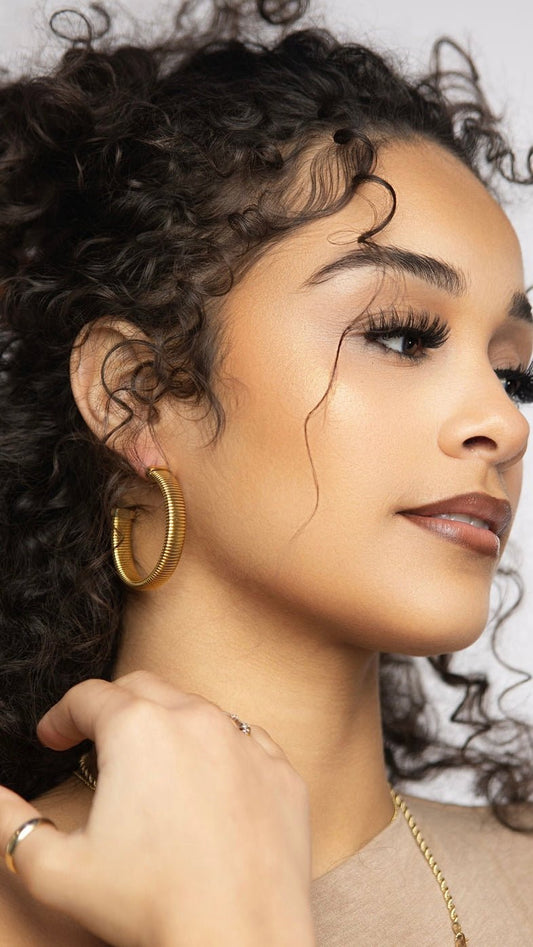 Coiled Hoop Earrings - The Style Guru