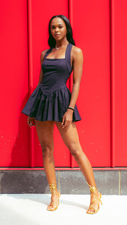 Corset Halter Dress - The Style Guru
