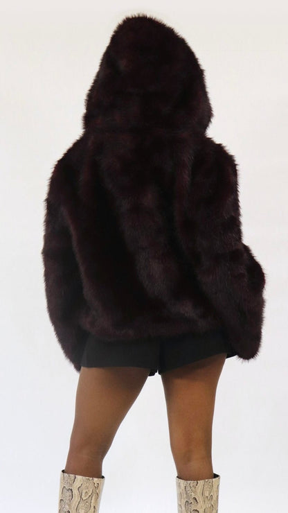 Faux Fur Bomber Jacket - The Style Guru