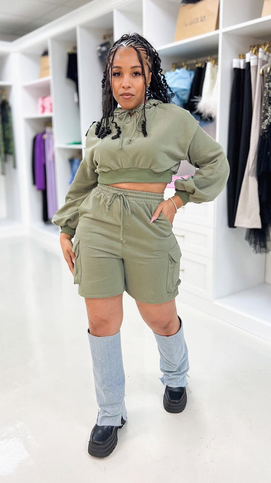 Fleece Short Set - The Style Guru