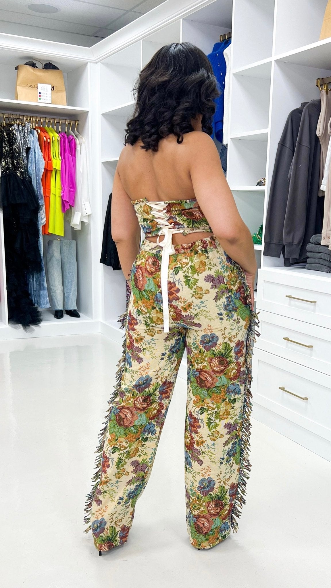 Floral Tapestry Corset - The Style Guru
