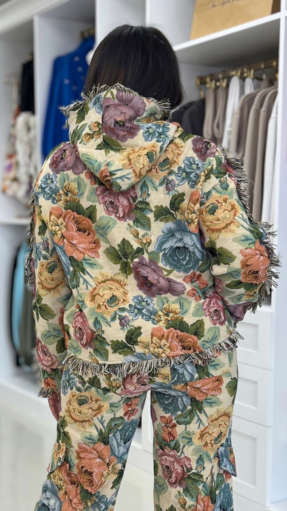 Floral Tapestry Hoodie - The Style Guru
