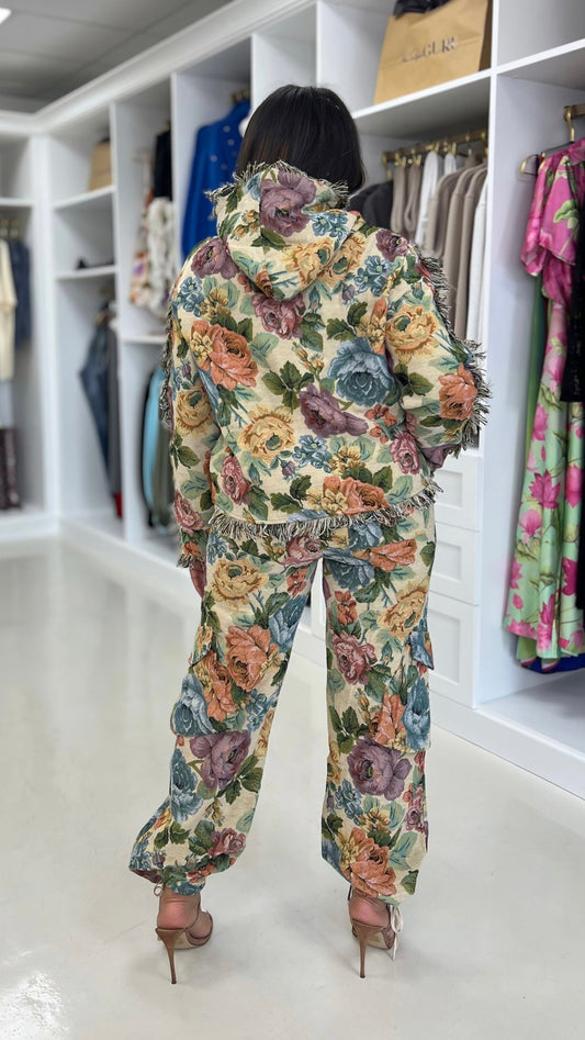 Floral Tapestry Joggers - The Style Guru