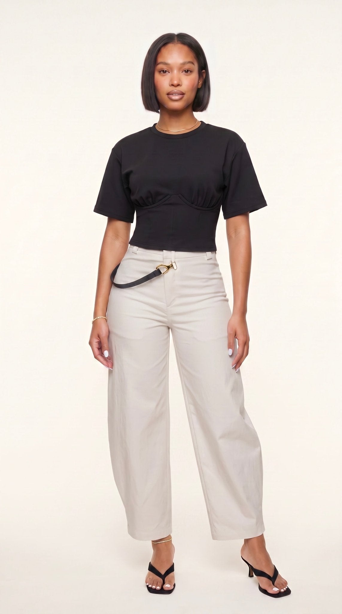 Hardware Strap Trouser - The Style Guru