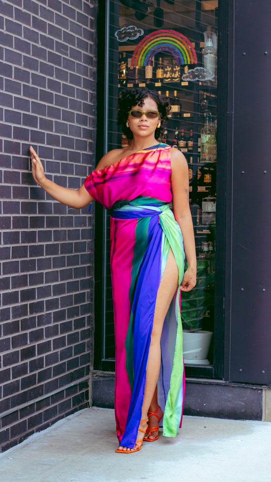 High Slit Maxi Dress - The Style Guru