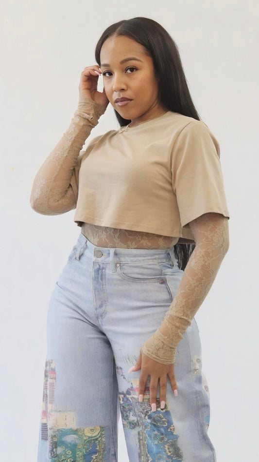 Illusion Lace Bodysuit - The Style Guru