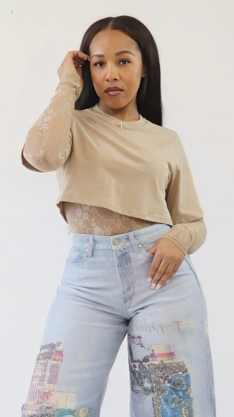 Illusion Lace Bodysuit - The Style Guru