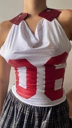 Laced Up Jersey Top - The Style Guru