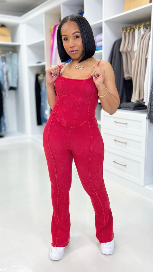 Mineral Wash Jumpsuit - The Style Guru