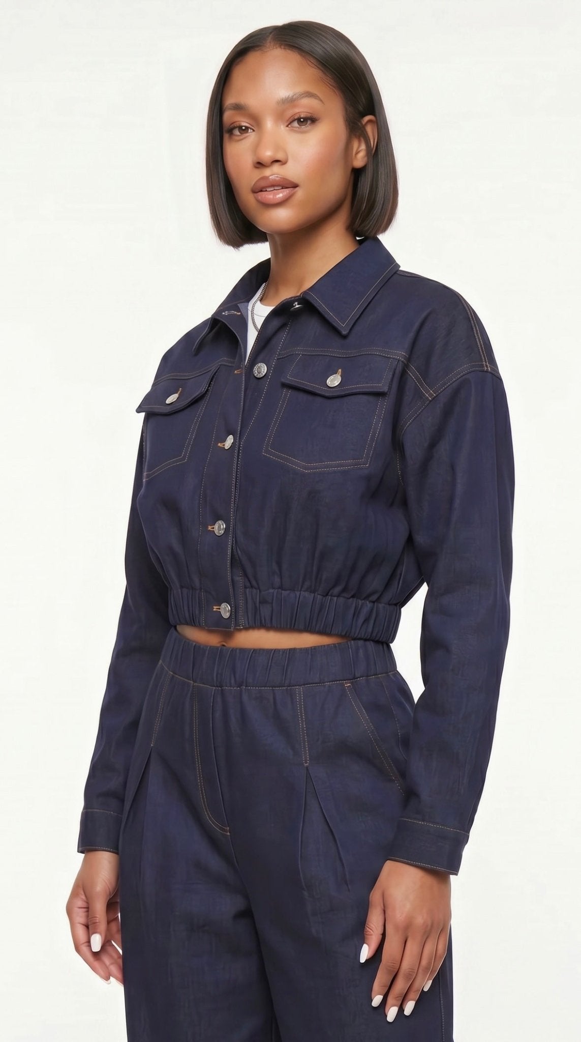 Modern Utility Denim Jacket - The Style Guru