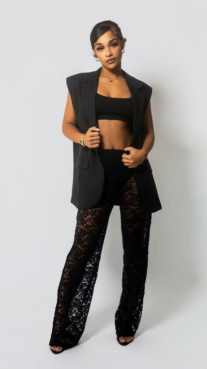 Oversized Blazer Vest - The Style Guru