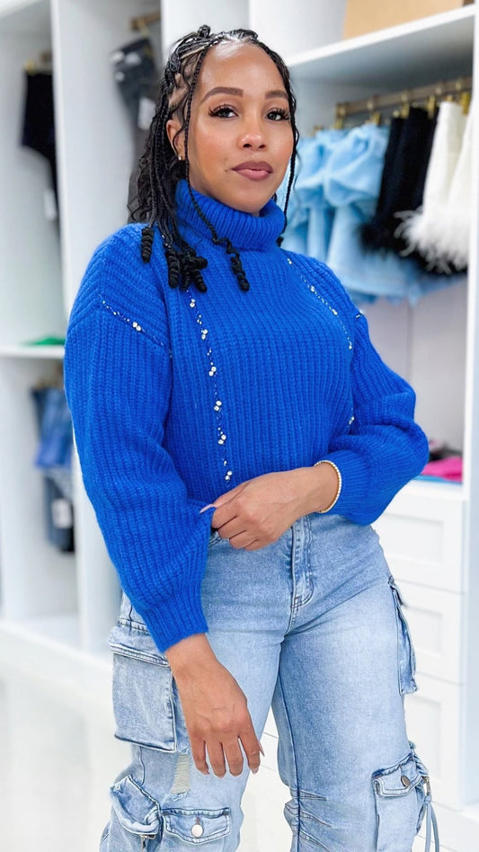 Oversized Turtleneck Sweater - The Style Guru