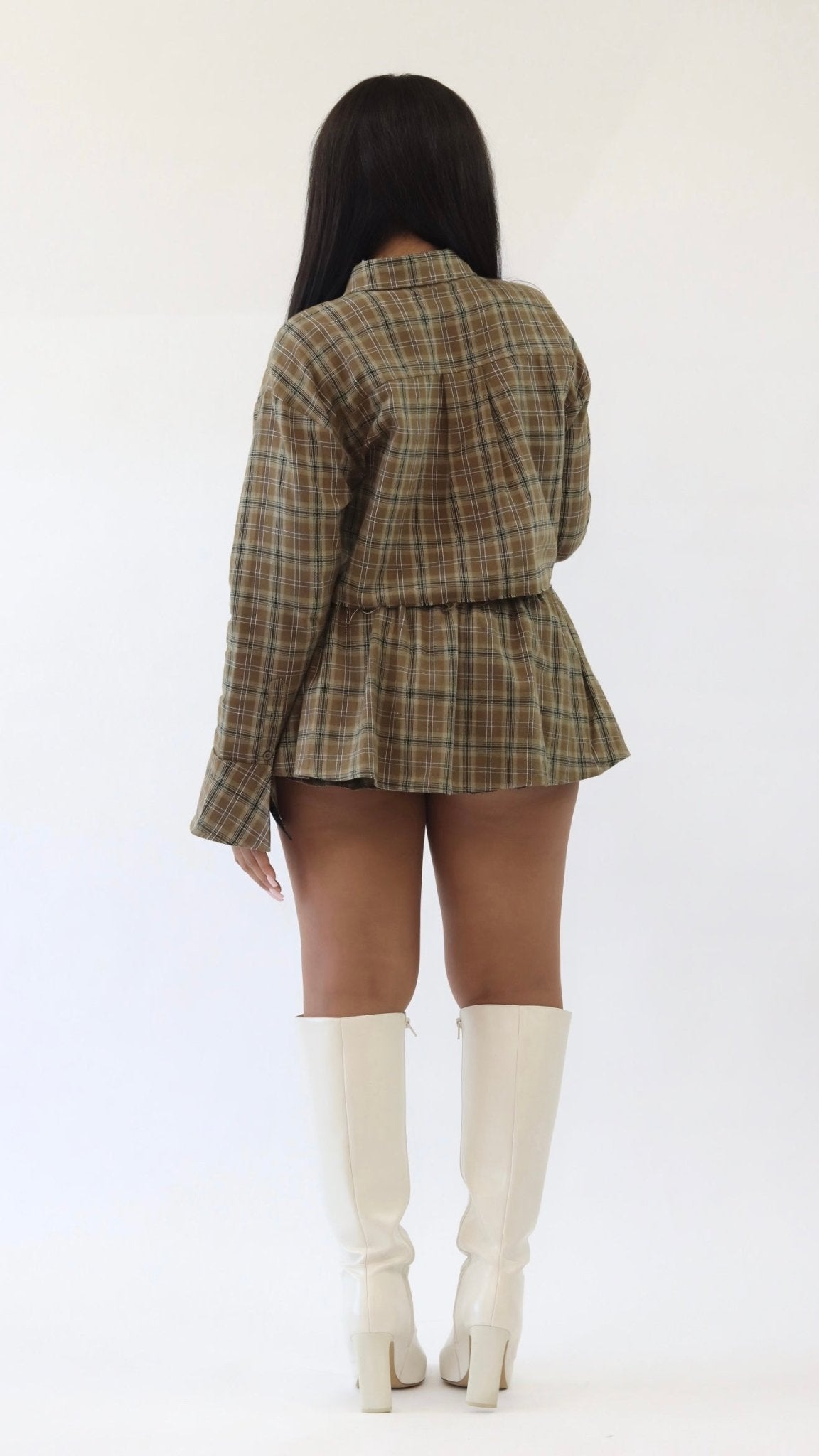Plaid Flannel Skort - The Style Guru