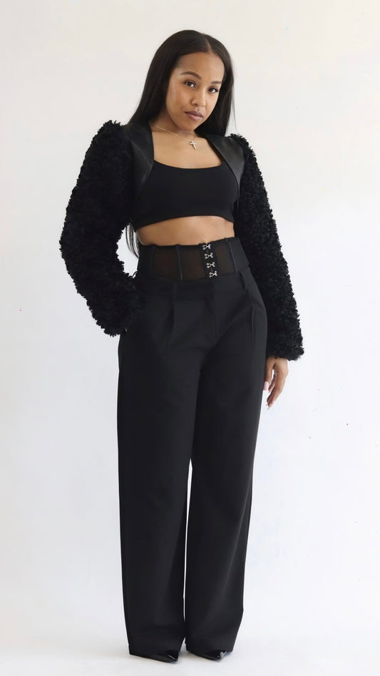 Shearling Shrug - The Style Guru