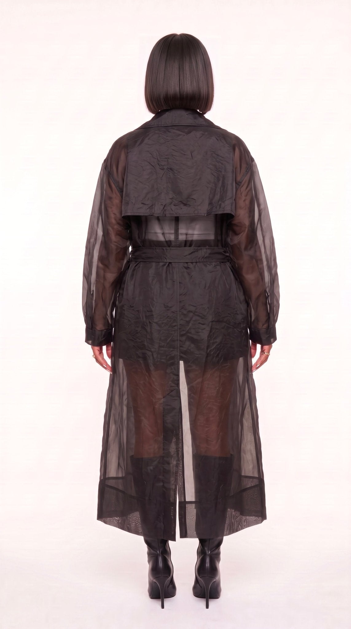 Sheer Trench Coat - The Style Guru
