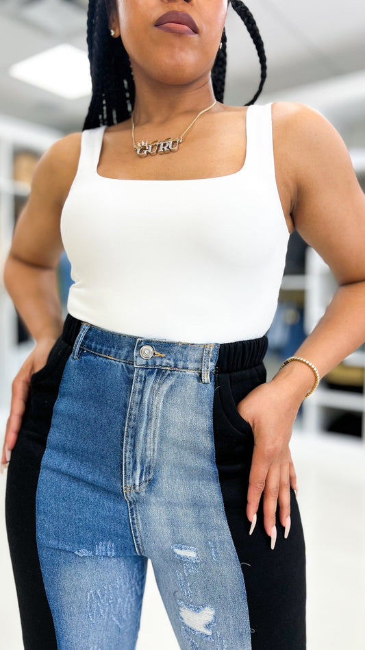 Signature Square Neck Bodysuit - The Style Guru