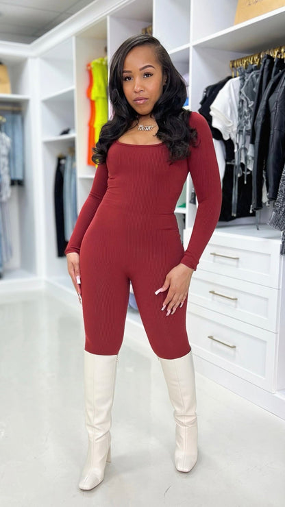 Snatched Scoop Neck Jumpsuit - The Style Guru