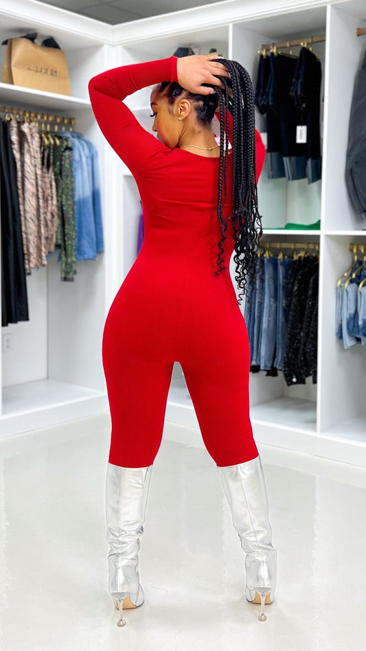 Snatched Scoop Neck Jumpsuit - The Style Guru