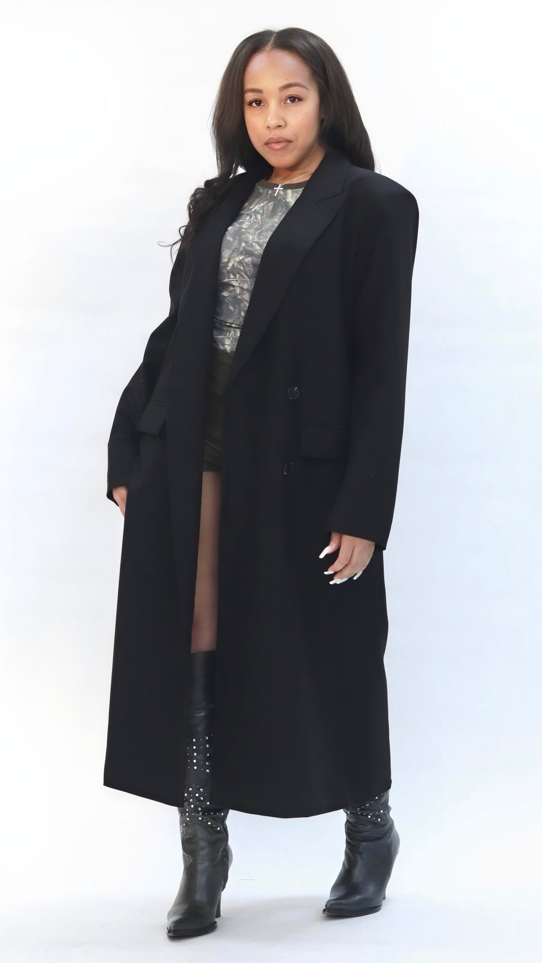 Structured Maxi Blazer Coat - The Style Guru