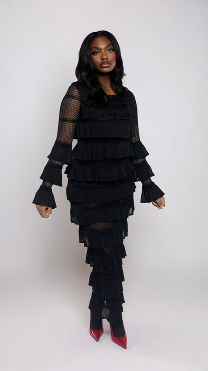 Tiered Ruffle Maxi - The Style Guru