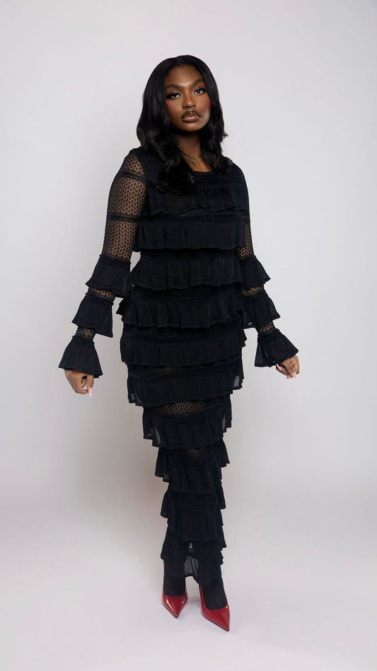Tiered Ruffle Maxi - The Style Guru